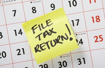 filing income taxes